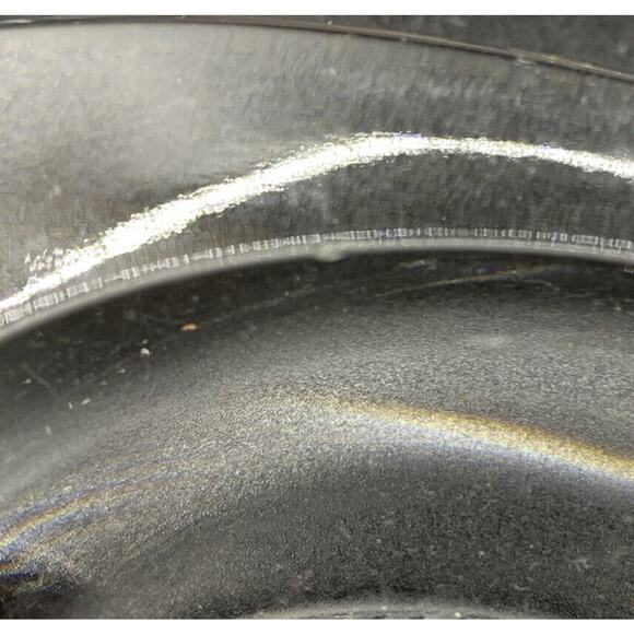 Vintage Etched Horse Bust 5” Oval Clear Glass 2 Rest Ashtray Read - Picture 6 of 6